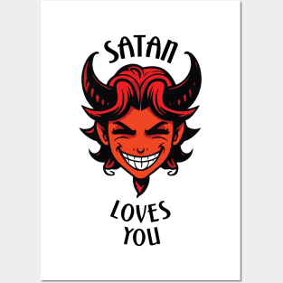 Satan Black Posters and Art